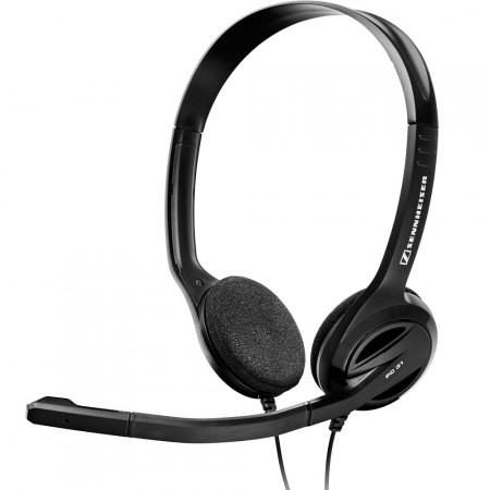 Microfone e Auriculares